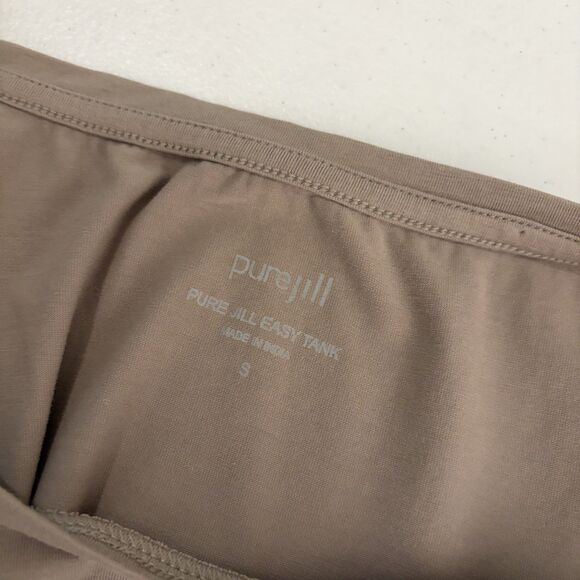 Pure Jill Tank Top Women's Small Brown Sleeveless Easy Tank Basic Round Neck - Picture 7 of 9
